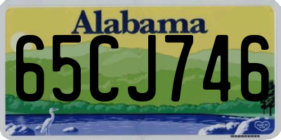 AL license plate 65CJ746