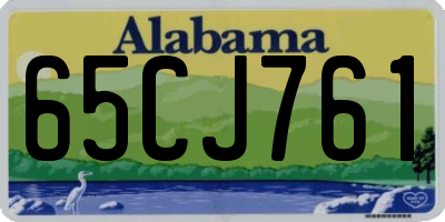 AL license plate 65CJ761
