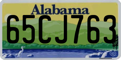 AL license plate 65CJ763
