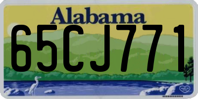 AL license plate 65CJ771