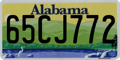 AL license plate 65CJ772
