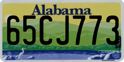 AL license plate 65CJ773