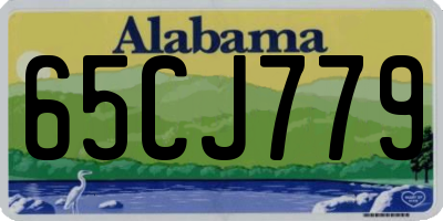 AL license plate 65CJ779