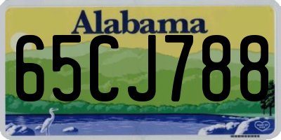 AL license plate 65CJ788