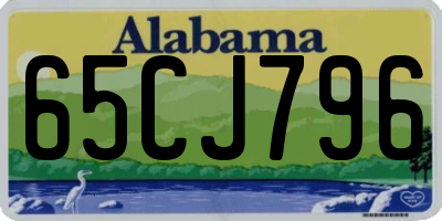 AL license plate 65CJ796