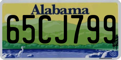 AL license plate 65CJ799