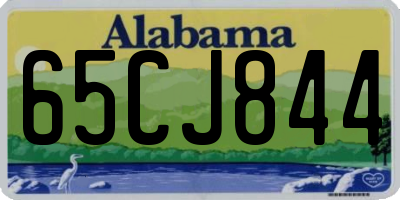 AL license plate 65CJ844