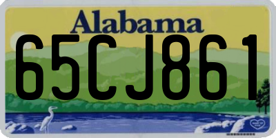 AL license plate 65CJ861