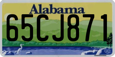 AL license plate 65CJ871