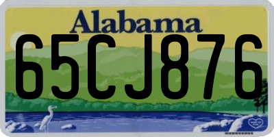 AL license plate 65CJ876