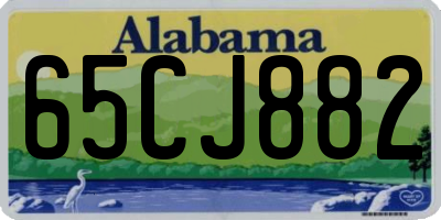 AL license plate 65CJ882
