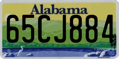 AL license plate 65CJ884