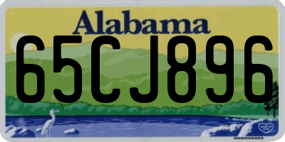 AL license plate 65CJ896