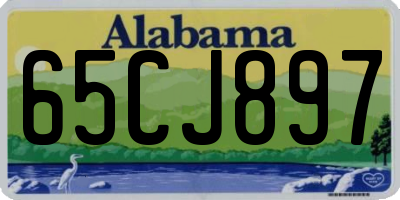 AL license plate 65CJ897