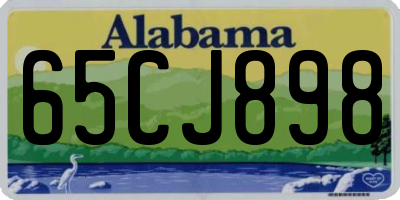 AL license plate 65CJ898