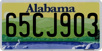 AL license plate 65CJ903