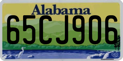 AL license plate 65CJ906