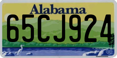 AL license plate 65CJ924