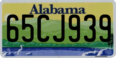 AL license plate 65CJ939