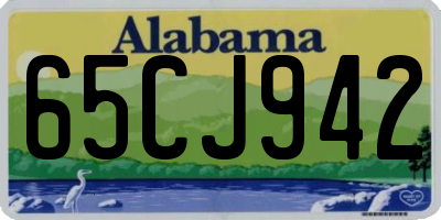 AL license plate 65CJ942