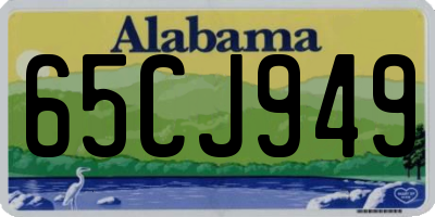 AL license plate 65CJ949