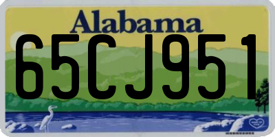 AL license plate 65CJ951