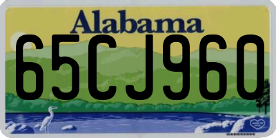 AL license plate 65CJ960