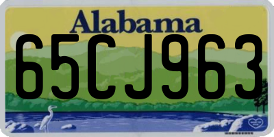 AL license plate 65CJ963