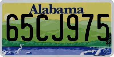AL license plate 65CJ975