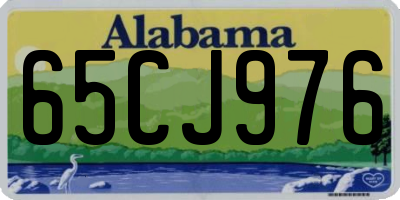 AL license plate 65CJ976