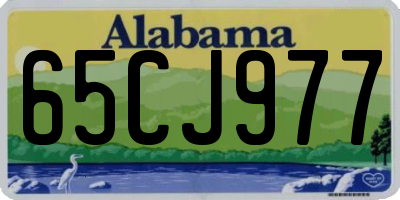 AL license plate 65CJ977