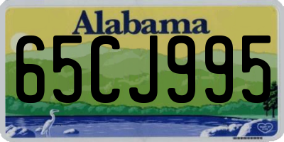 AL license plate 65CJ995