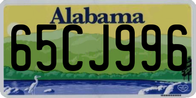 AL license plate 65CJ996
