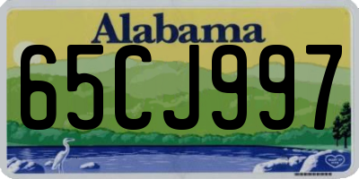 AL license plate 65CJ997