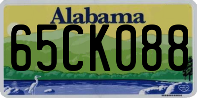 AL license plate 65CK088