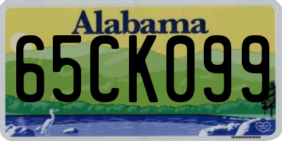 AL license plate 65CK099