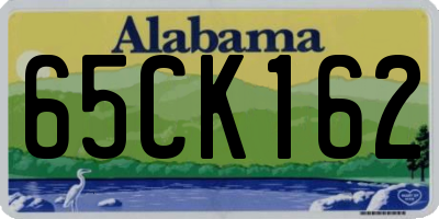 AL license plate 65CK162