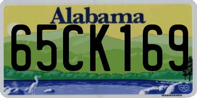 AL license plate 65CK169