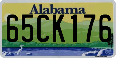 AL license plate 65CK176