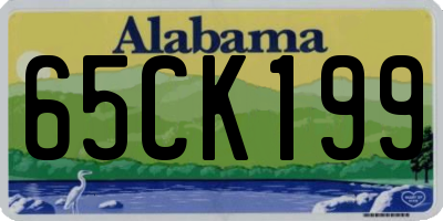 AL license plate 65CK199