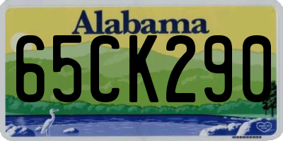 AL license plate 65CK290