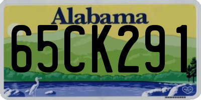 AL license plate 65CK291