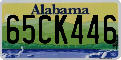 AL license plate 65CK446