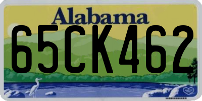 AL license plate 65CK462