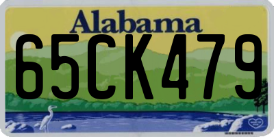 AL license plate 65CK479