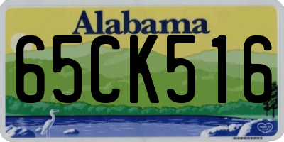 AL license plate 65CK516