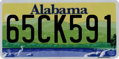 AL license plate 65CK591