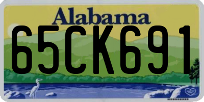 AL license plate 65CK691