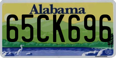AL license plate 65CK696
