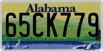 AL license plate 65CK779